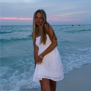 strapless dress/american eagle